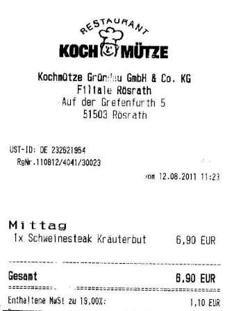 derh Hffner Kochmtze Restaurant